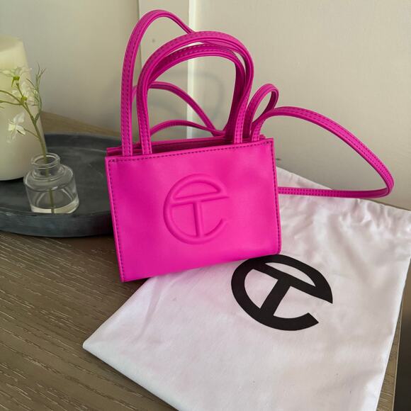 Telfar Azalea Pink Shopping Bag & Dust bag - Picture 1 of 10